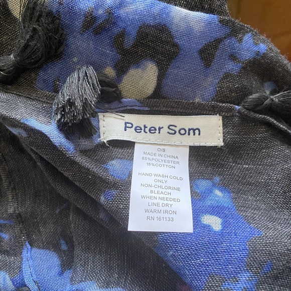 New Peter Som Dream Floral Sarong in Meteorite size one size - Picture 6 of 8